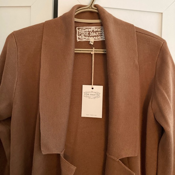 NWT! - Pink Martini | The Aria Coatigan in Camel - Picture 5 of 5